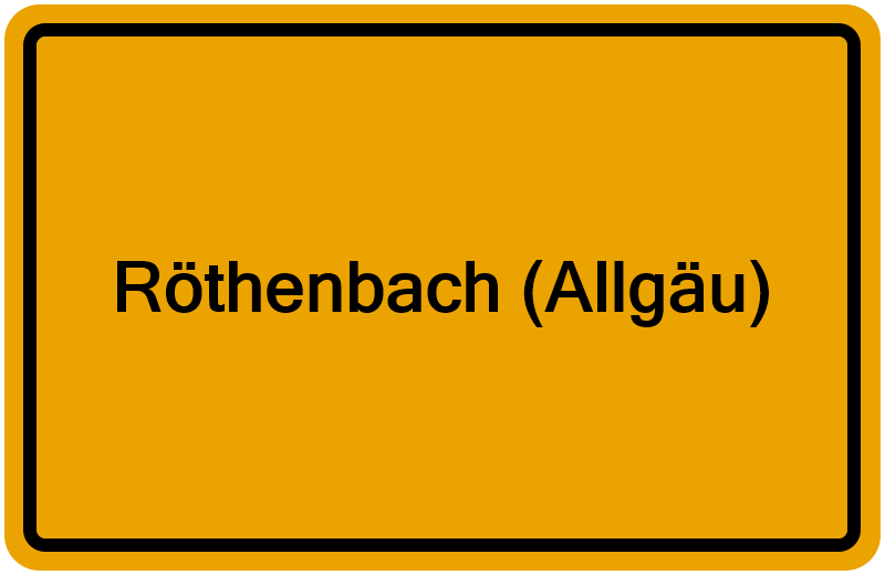 Handelsregister Röthenbach (Allgäu)